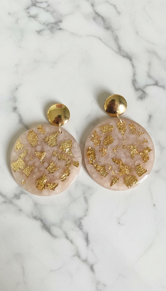 Aretes Champagne Gold de Eufonía