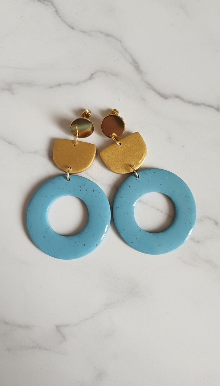 Aretes Cielo Caribe de Eufonía