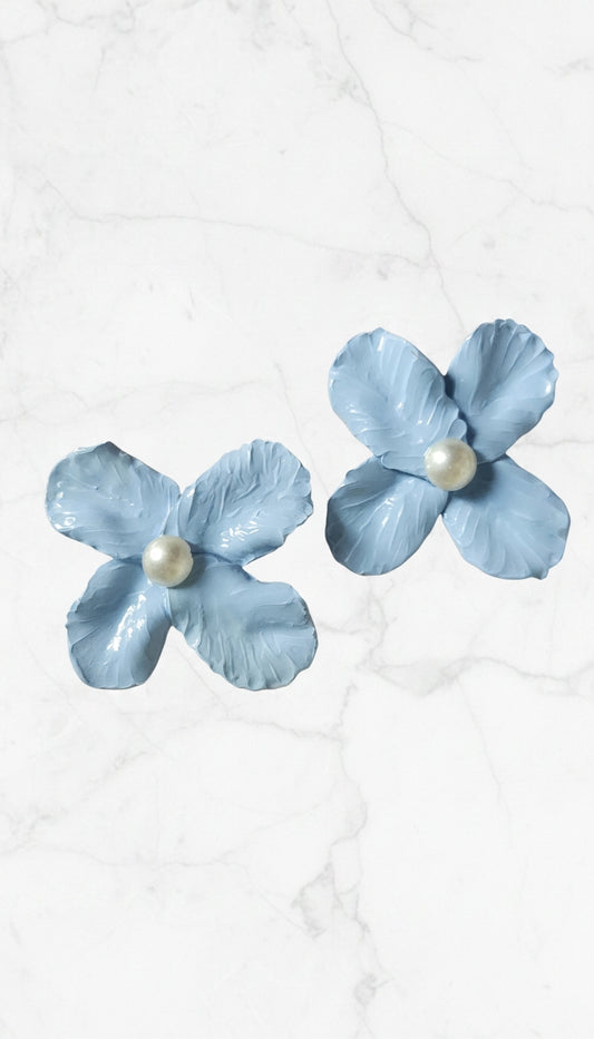 Aretes Pétalo Azul de Eufonía