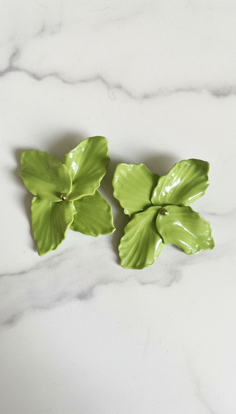 Aretes Flor Lima de Eufonía